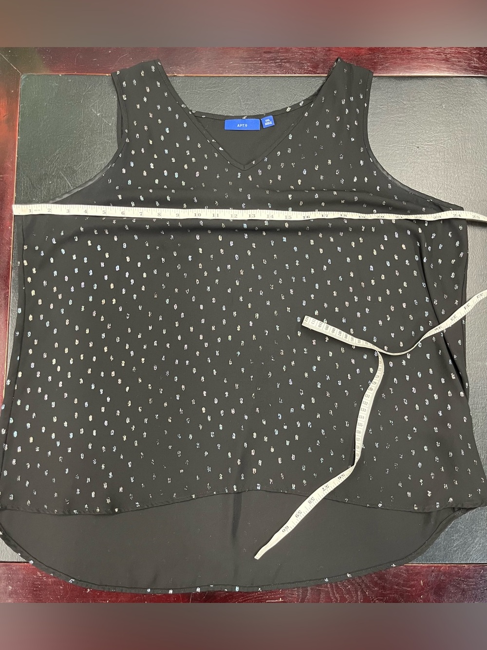 Apt. 9 sleeveless blouse size XXL - Picture 5 of 7